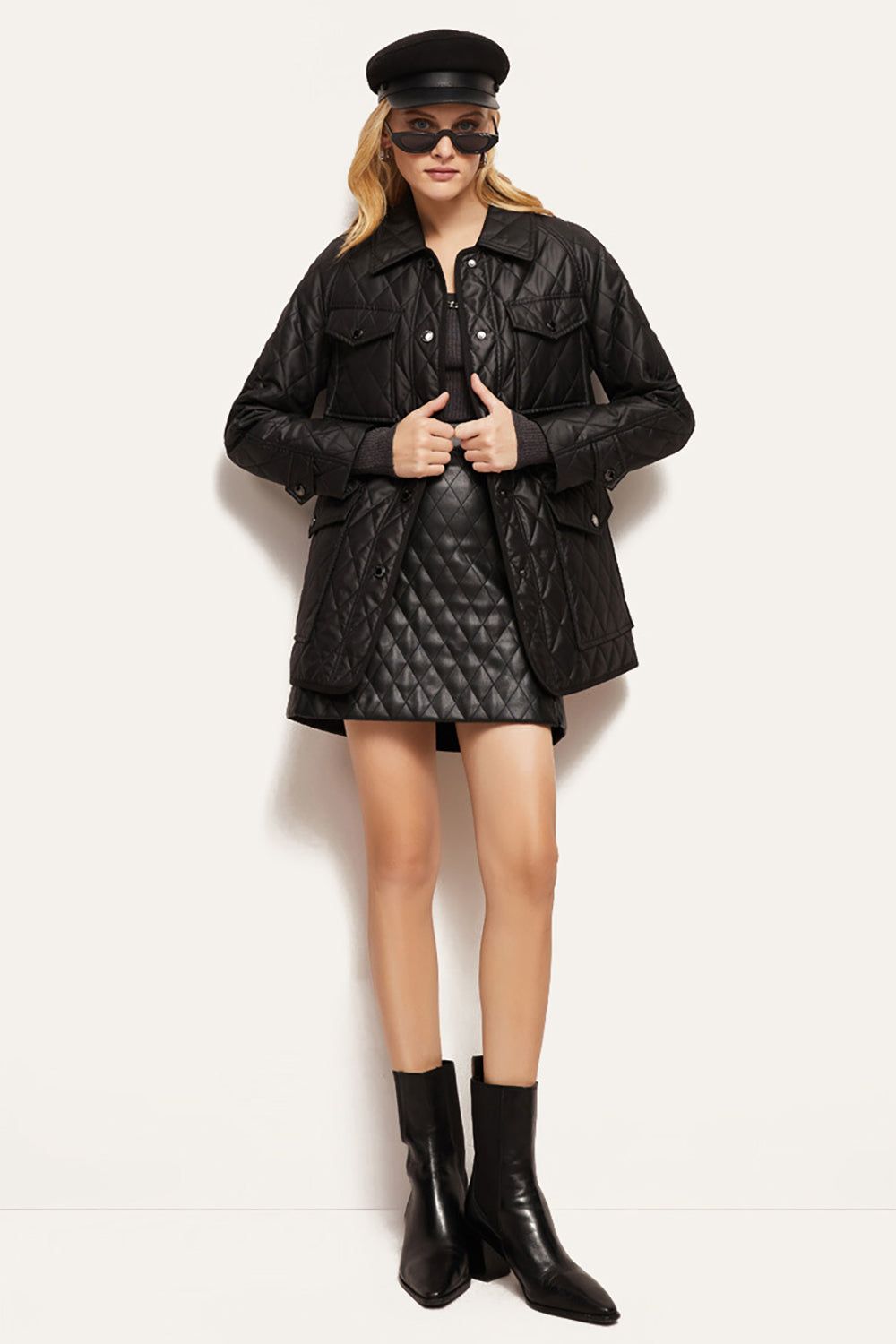 Casual Waist Plaid Warm Winter Jacket sold by Zapaka product image thumbnail 3