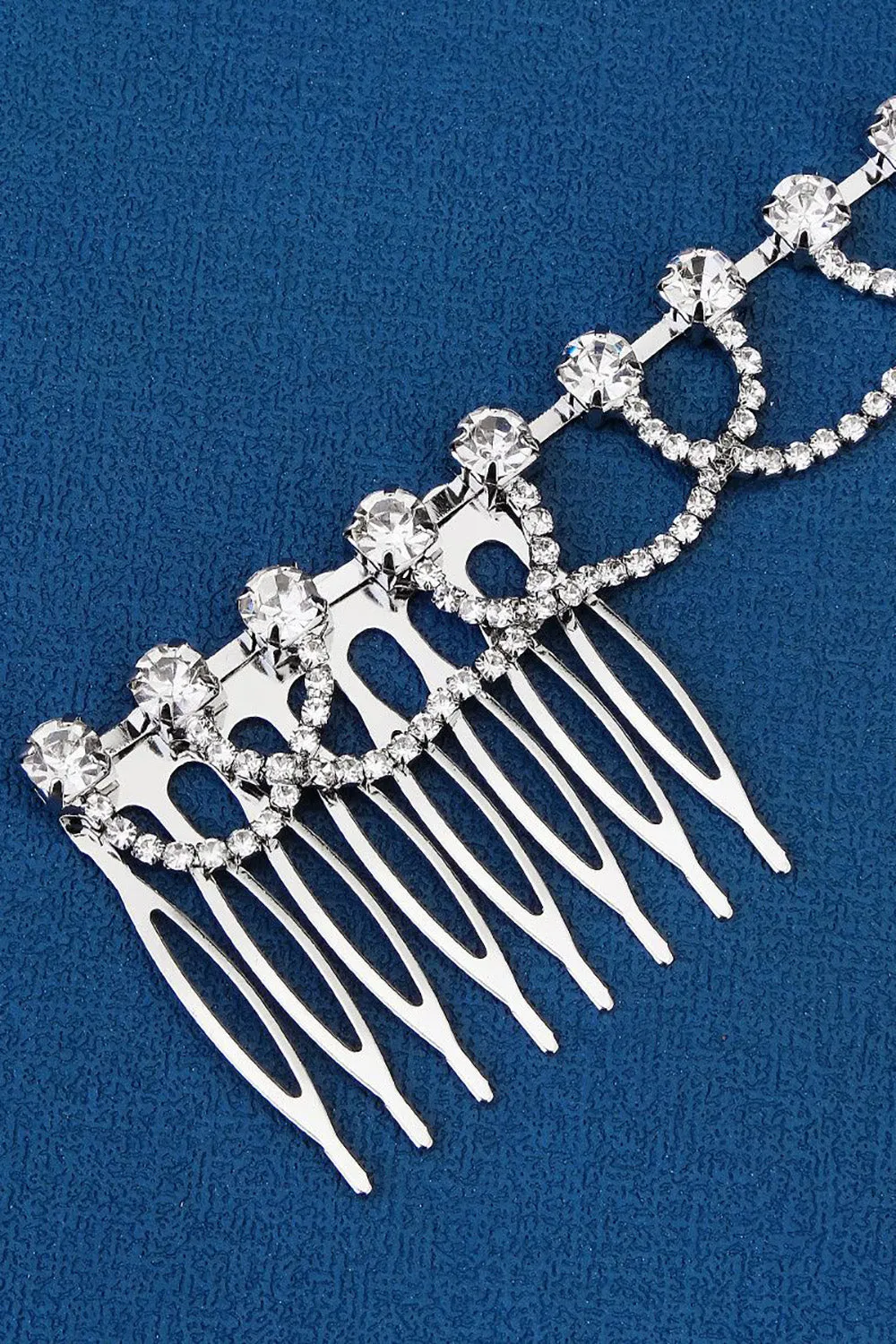 Rhinestone Decor Bridal Hair Comb sold by Zapaka product image thumbnail 2