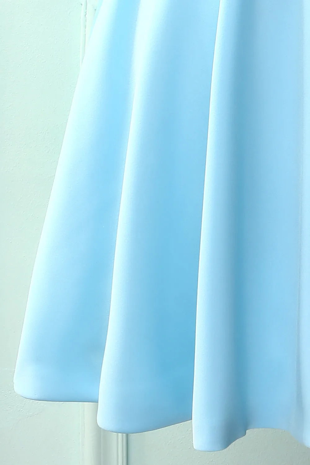 Blue Open Back Cocktail Dress sold by Zapaka product image thumbnail 3