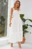 White Summer Boho Wedding Party Dress sold by Zapaka