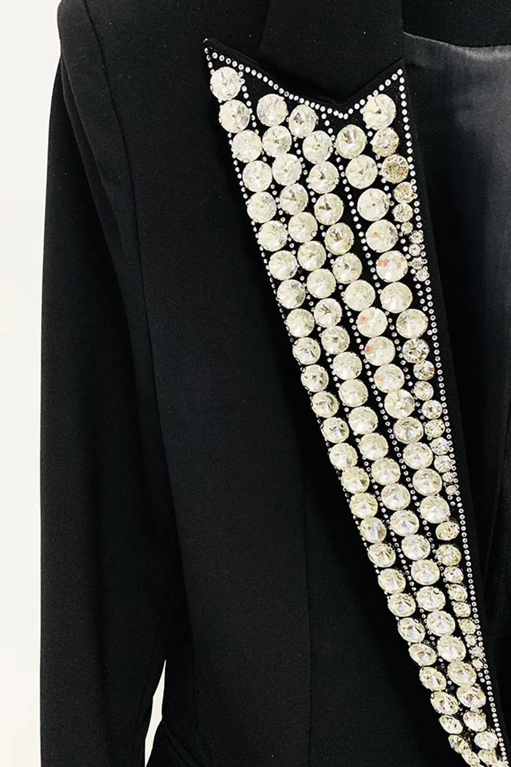 Sparkly Black Prom Women Blazer With Beading sold by Zapaka product image thumbnail 3