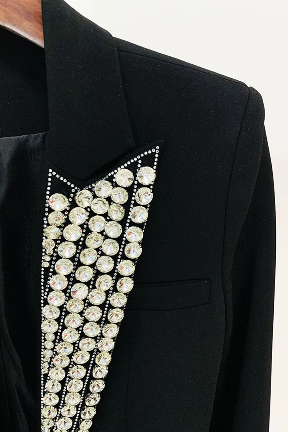 Sparkly Black Prom Women Blazer With Beading sold by Zapaka product image thumbnail 4