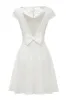 A-line White Lace Vintage Dress sold by Zapaka