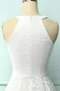 White Halter Lace Midi sold by Zapaka
