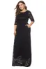 Plus Size Long Lace Dress sold by Zapaka