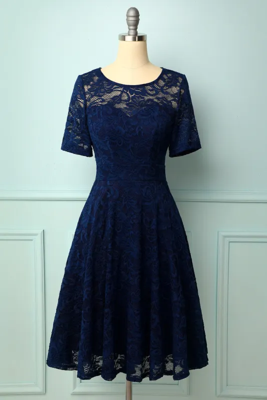 Bridesmaid Lace Midi Dress sold by Zapaka