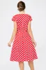 V Neck 1950s Swing Dress sold by Zapaka