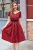 Red Plaid Vintage Dress sold by Zapaka
