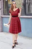 Red Plaid Vintage Dress sold by Zapaka