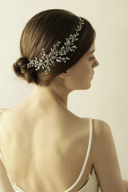 Shiny Rhinestone Branch Bridal Headband sold by Zapaka