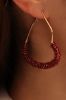 Blue Asymmetrical Earrings sold by Zapaka