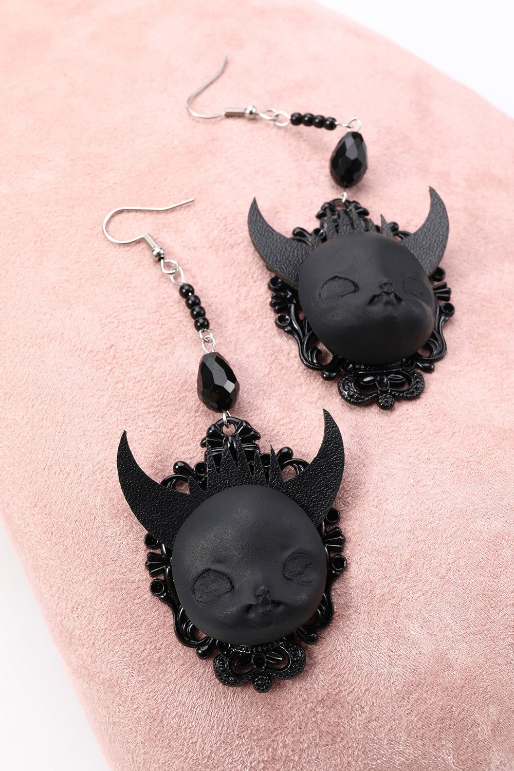 Black Halloween Ghost Drop Earrings sold by Zapaka product image thumbnail 3
