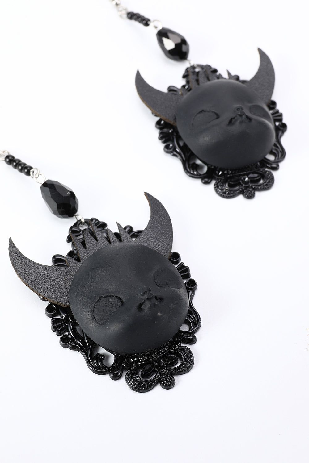 Black Halloween Ghost Drop Earrings sold by Zapaka product image thumbnail 4
