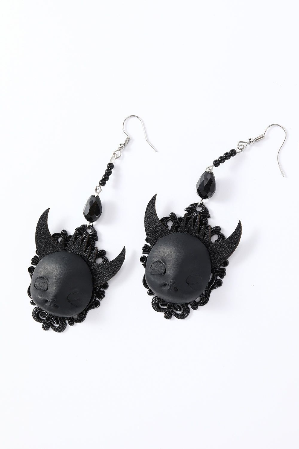 Black Halloween Ghost Drop Earrings sold by Zapaka