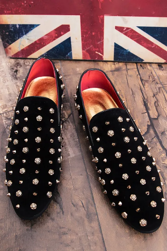 Men's Leather Casual Shoes With Studs sold by Zapaka