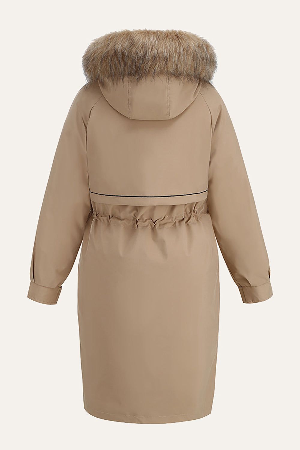 Black Winter Parka Jacket with Removable Liner sold by Zapaka product image thumbnail 12