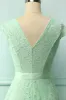Mint Lace V-neck Dress sold by Zapaka