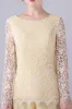 Daffodil Long Sleeves Lace Top Mother of the Bride Pant Suits sold by Zapaka