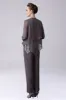 Dusk Sequin 3 Pieces Mother of the Bride Pant Suits sold by Zapaka