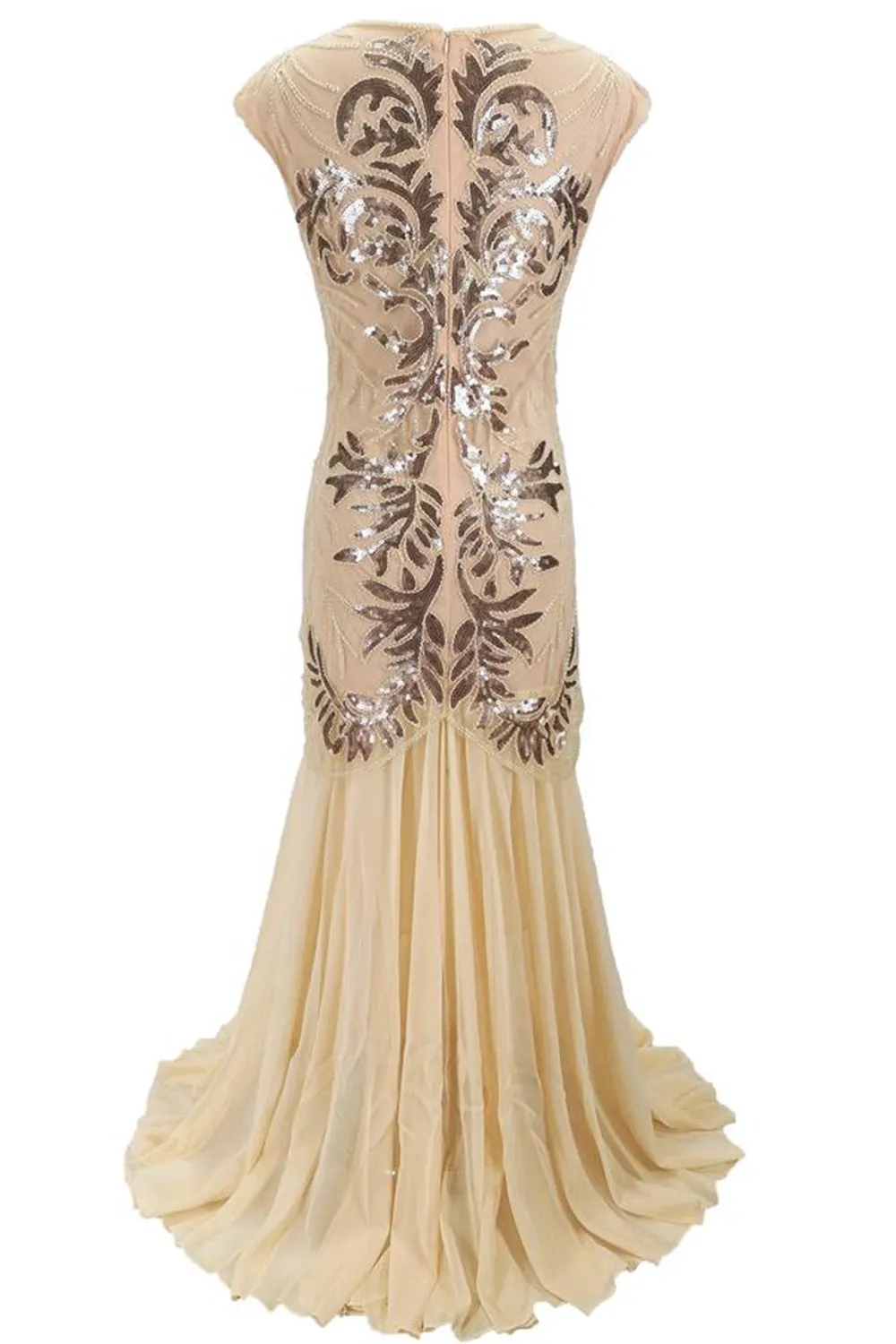 Long Sequin 1920s Gatsby Dress sold by Zapaka product image thumbnail 2