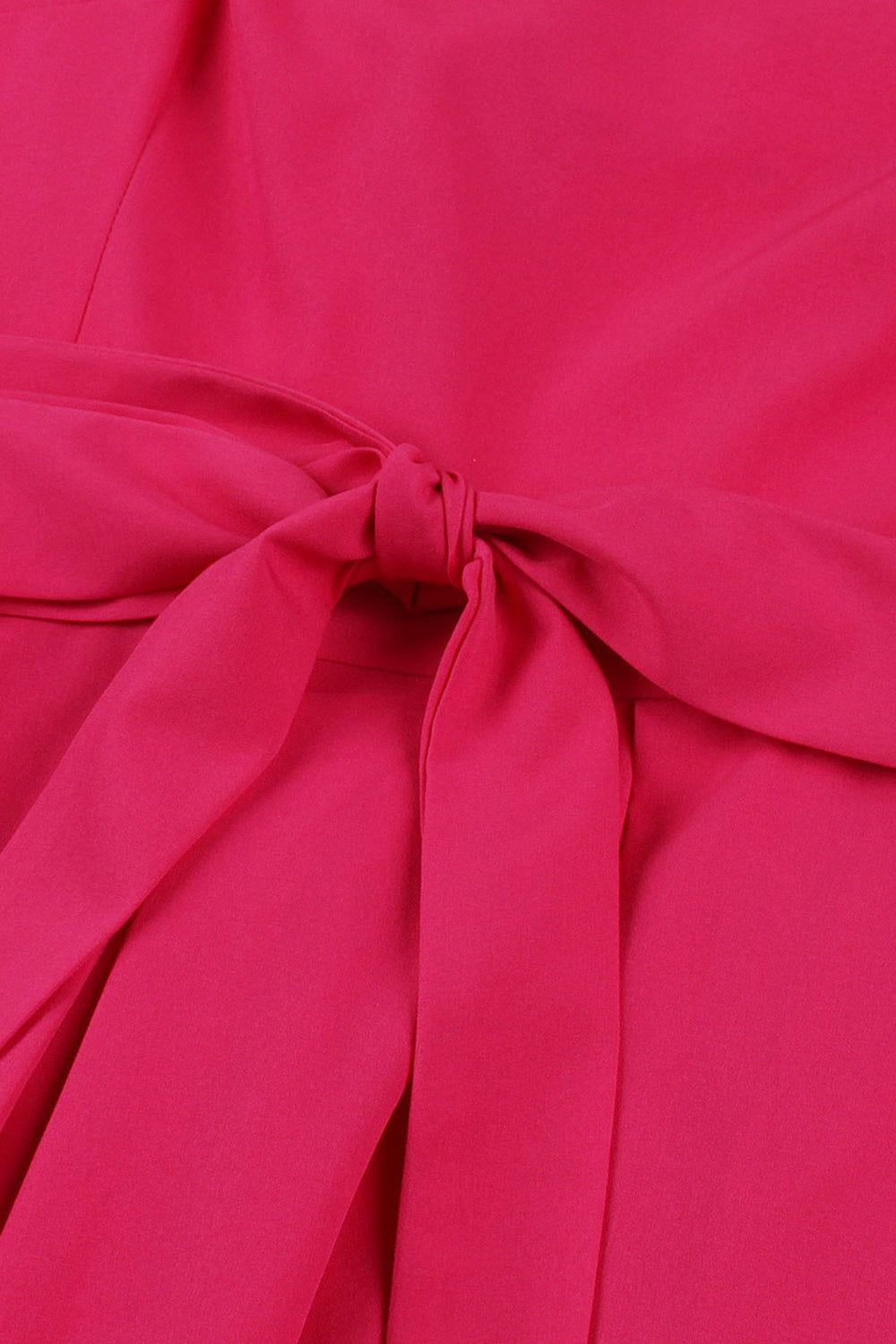 A Line Fuchsia 1950s Dress with Bowknot sold by Zapaka product image thumbnail 4