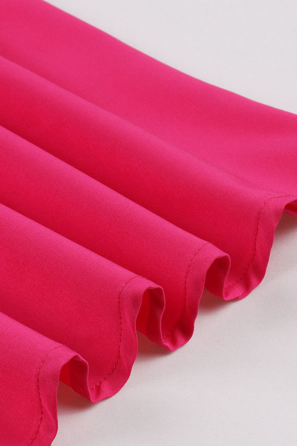 A Line Fuchsia 1950s Dress with Bowknot sold by Zapaka product image thumbnail 5