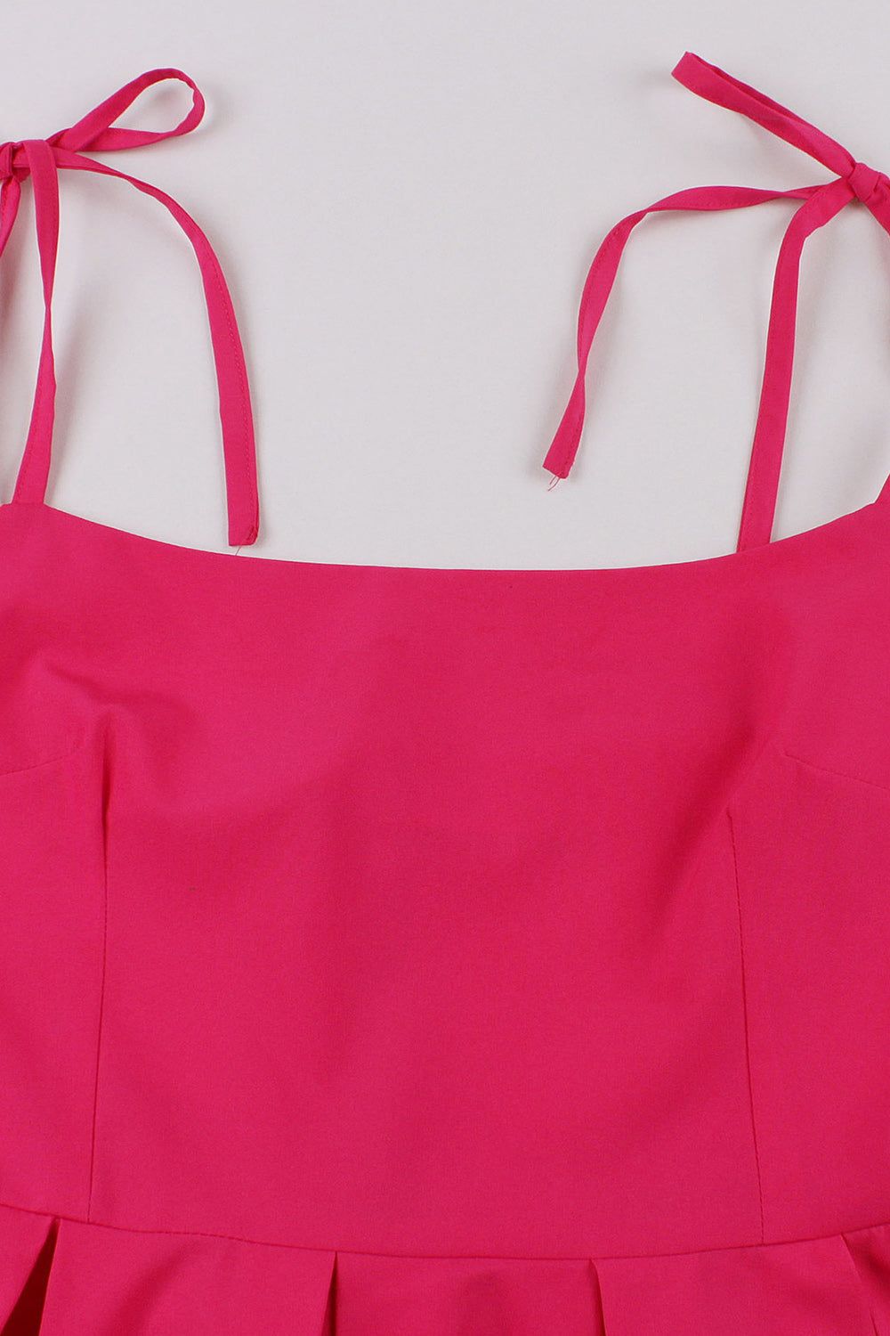 A Line Fuchsia 1950s Dress with Bowknot sold by Zapaka product image thumbnail 3