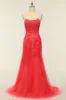 Women's Mermaid Spaghetti Straps Long Prom Dress U.S. Warehouse Stock Clearance - Only $65.9 sold by Zapaka