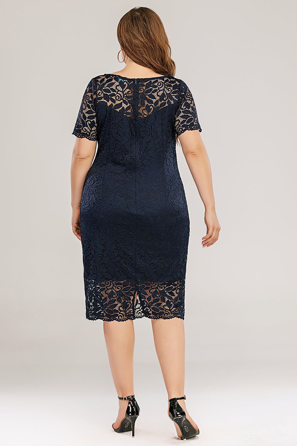 Bodycon Lace Plus Size Dress sold by Zapaka product image thumbnail 2