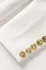 White Beaded Peak Lapel Women Blazer sold by Zapaka