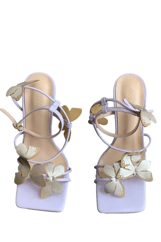 Cross Strap Butterfly Stiletto High Heel sold by Zapaka