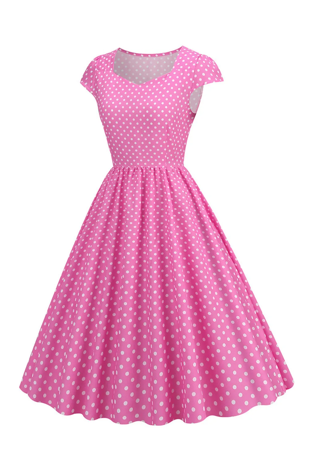 Polka Dots Swing 1950s Dress sold by Zapaka product image thumbnail 3