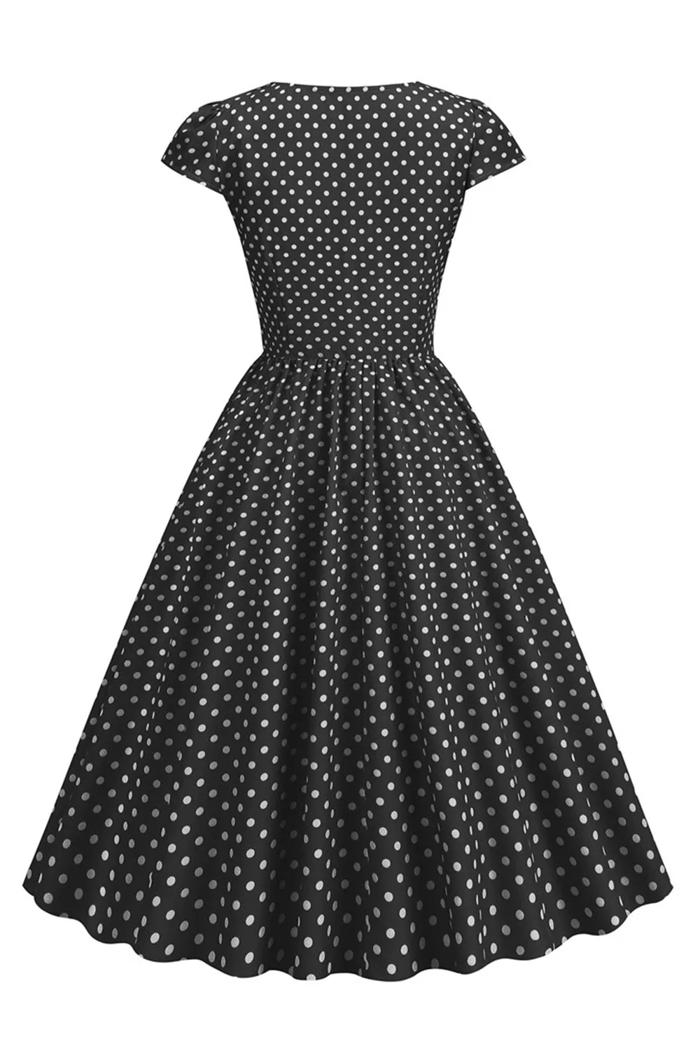Polka Dots Swing 1950s Dress sold by Zapaka product image thumbnail 5