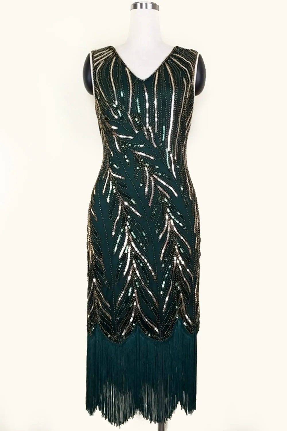 Sequin Great Gatsby Dress with Fringes sold by Zapaka product image thumbnail 4