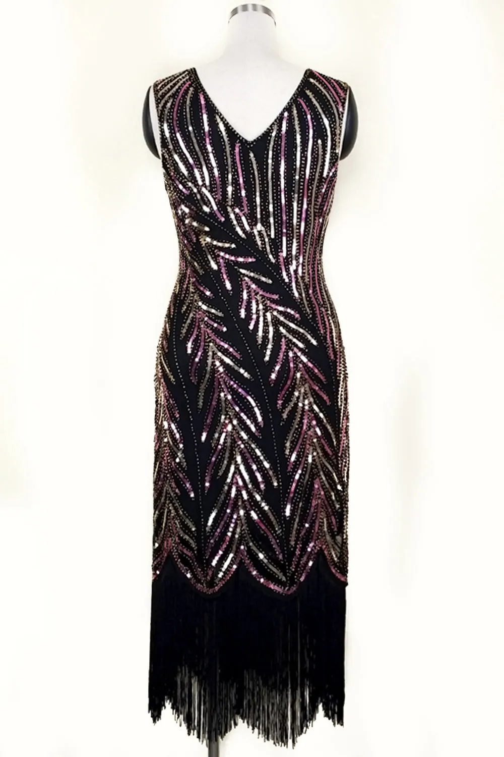 Sequin Great Gatsby Dress with Fringes sold by Zapaka product image thumbnail 2