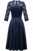 White Lace Formal Dress with Sleeves sold by Zapaka