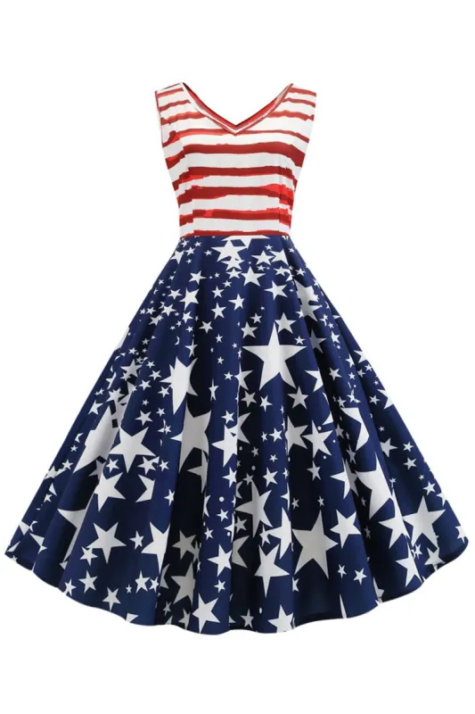 American Independence Day Retro Women's Dress sold by Zapaka