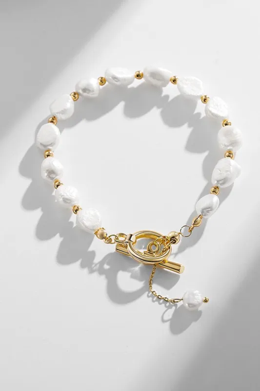 White Beaded Bracelets for Women sold by Zapaka