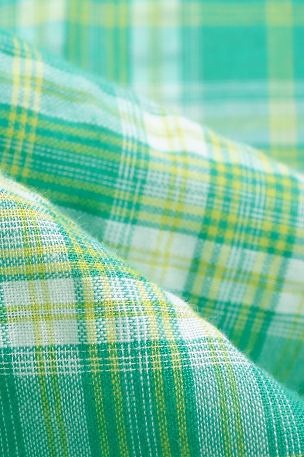 One-Line Neck High-Waisted Vintage Plaid Dress sold by Zapaka product image thumbnail 5