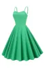 Green Spaghetti Straps 1950s Dress sold by Zapaka