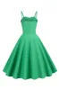 Green Spaghetti Straps 1950s Dress sold by Zapaka