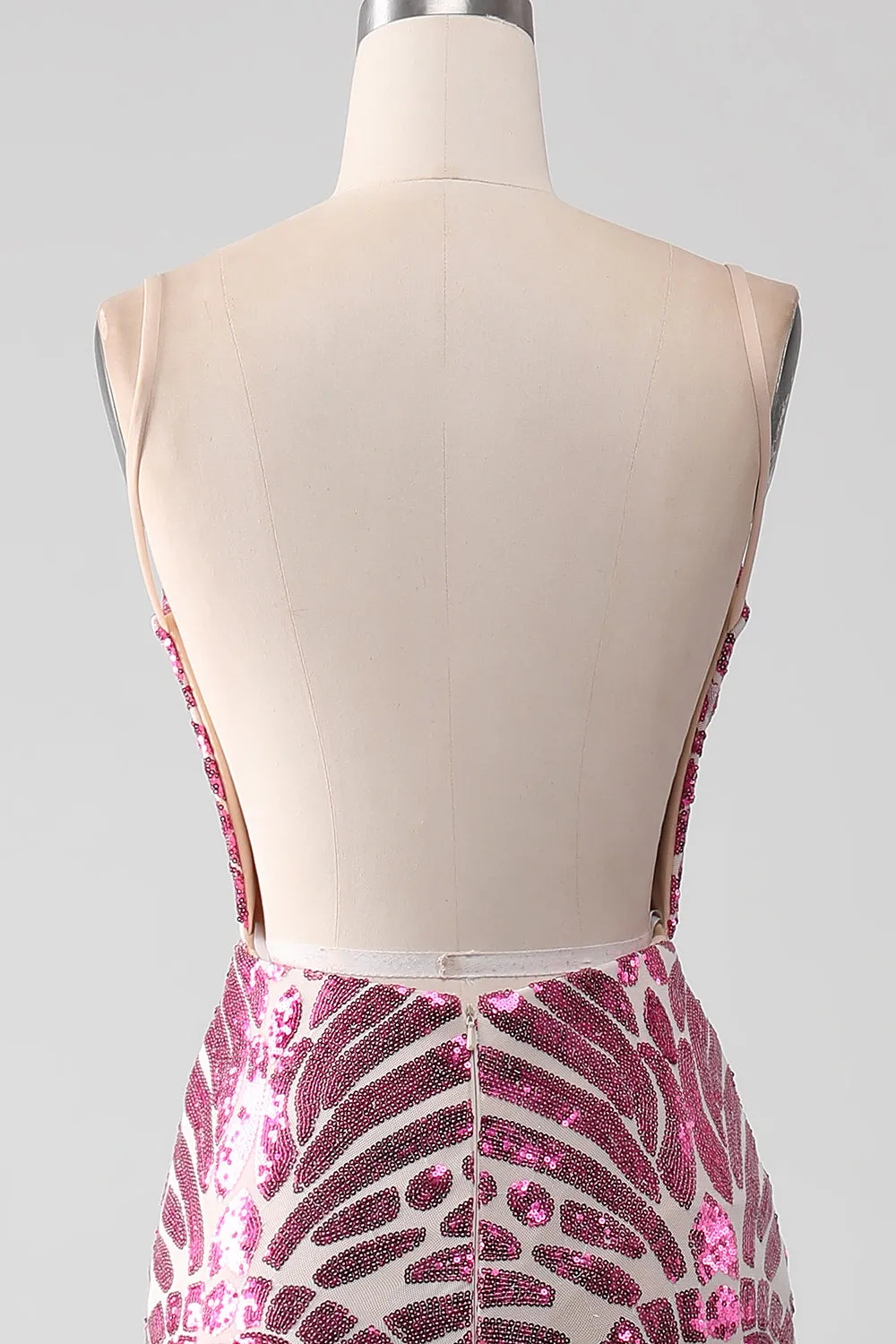 Sparkly Spaghetti Straps Mermaid Prom Dress with Backless sold by Zapaka product image thumbnail 5