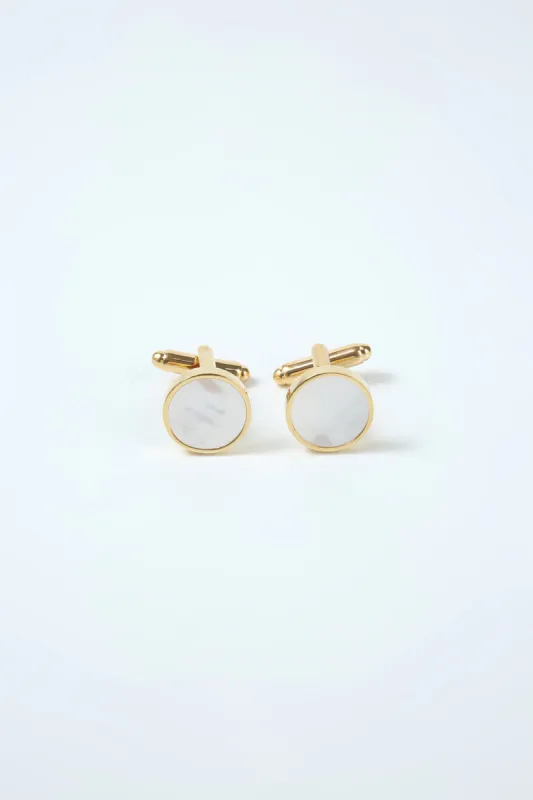Golden Formal Party Cufflinks sold by Zapaka