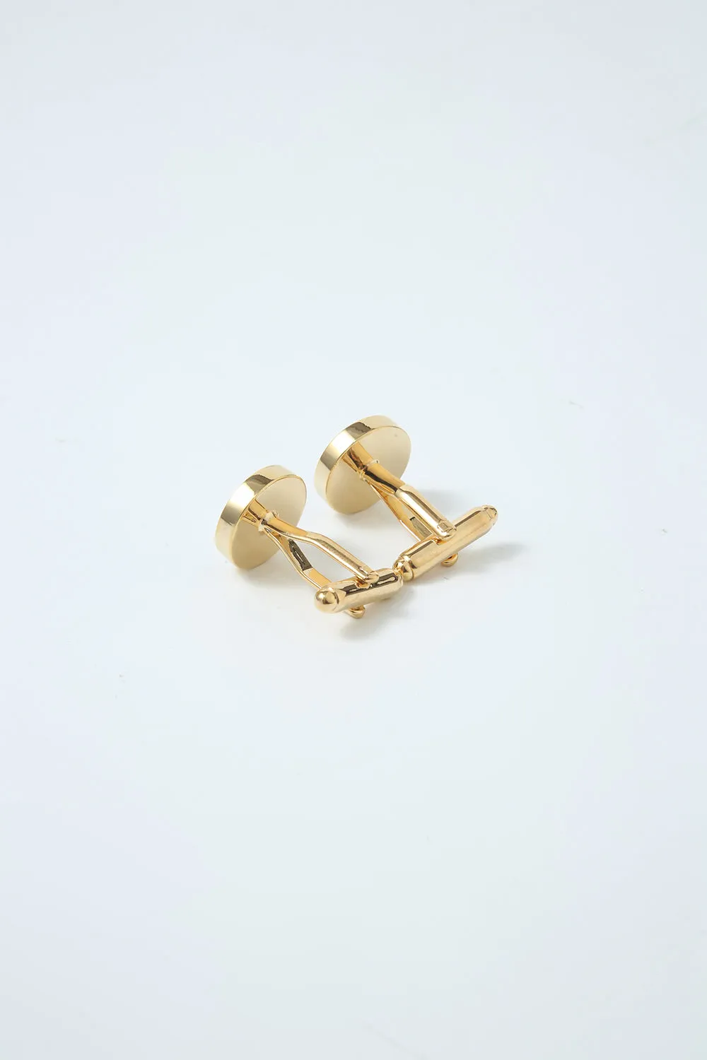 Golden Formal Party Cufflinks sold by Zapaka product image thumbnail 2