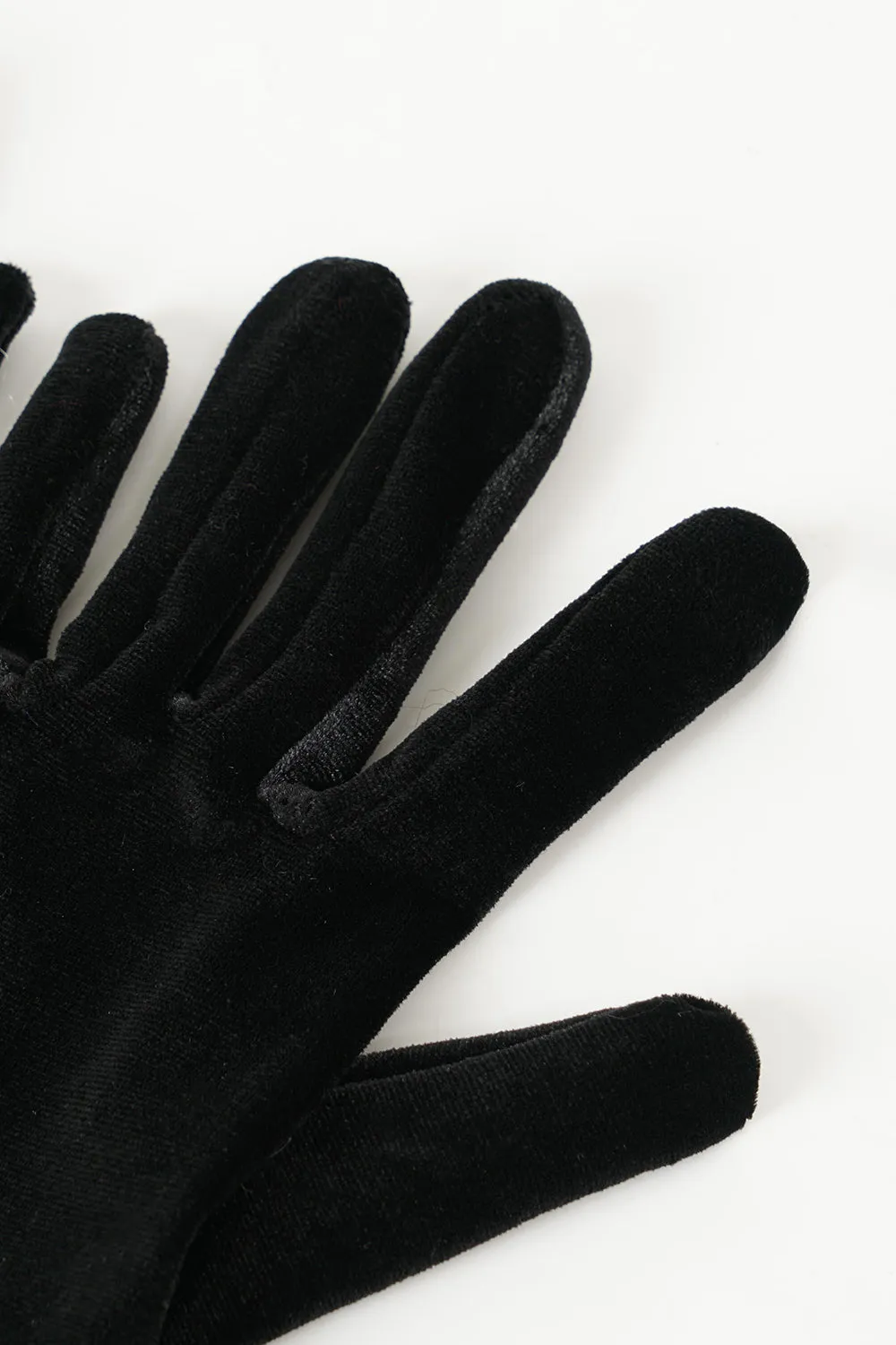 Black Velvet Gloves sold by Zapaka product image thumbnail 5