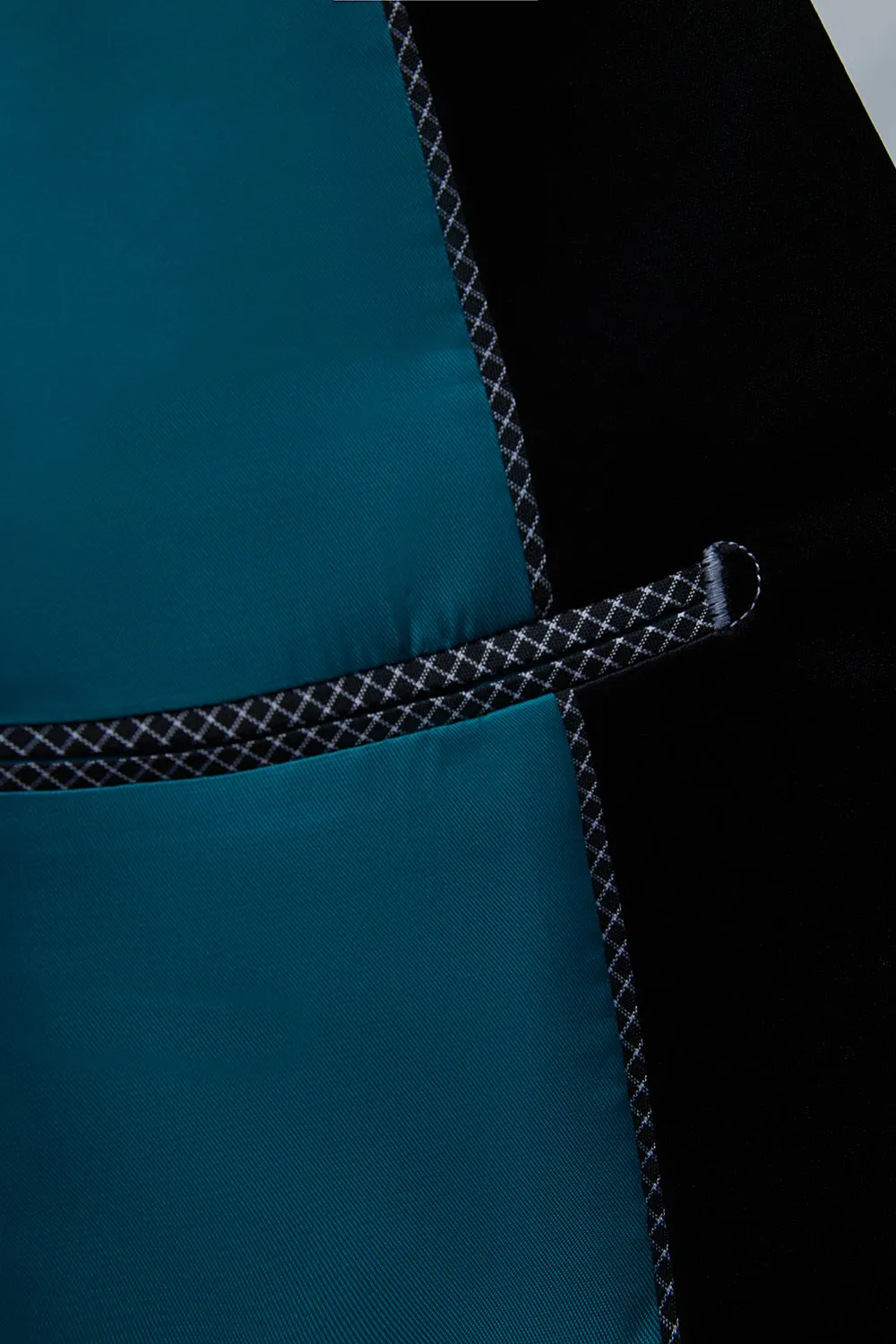 Peacock Green 2 Pieces Jacquard Shawl Lapel Men's Suits sold by Zapaka product image thumbnail 4