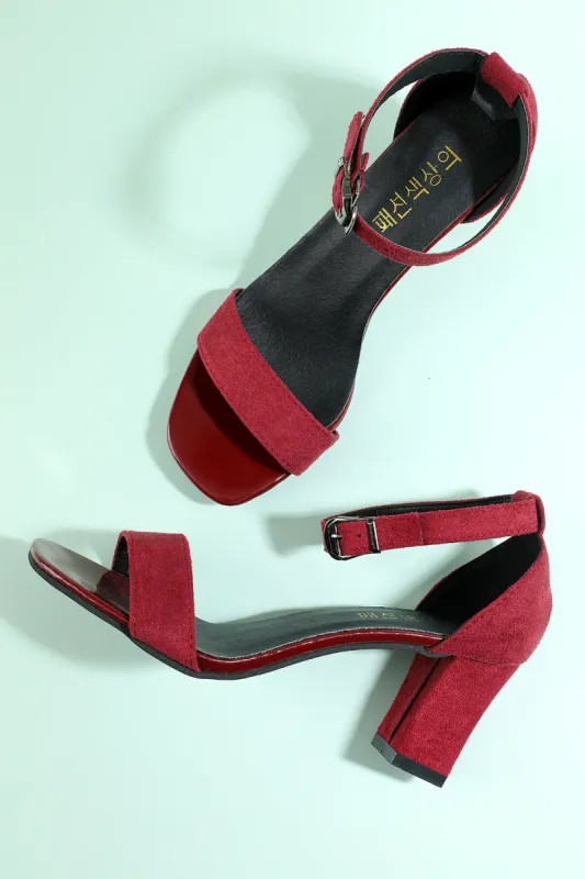 Burgundy Party Shoes sold by Zapaka