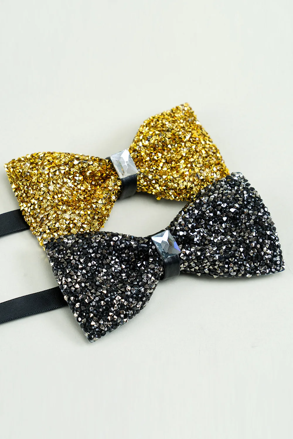 Golden Adjustable Bow Tie Formal Tuxedo Bowtie sold by Zapaka product image thumbnail 5