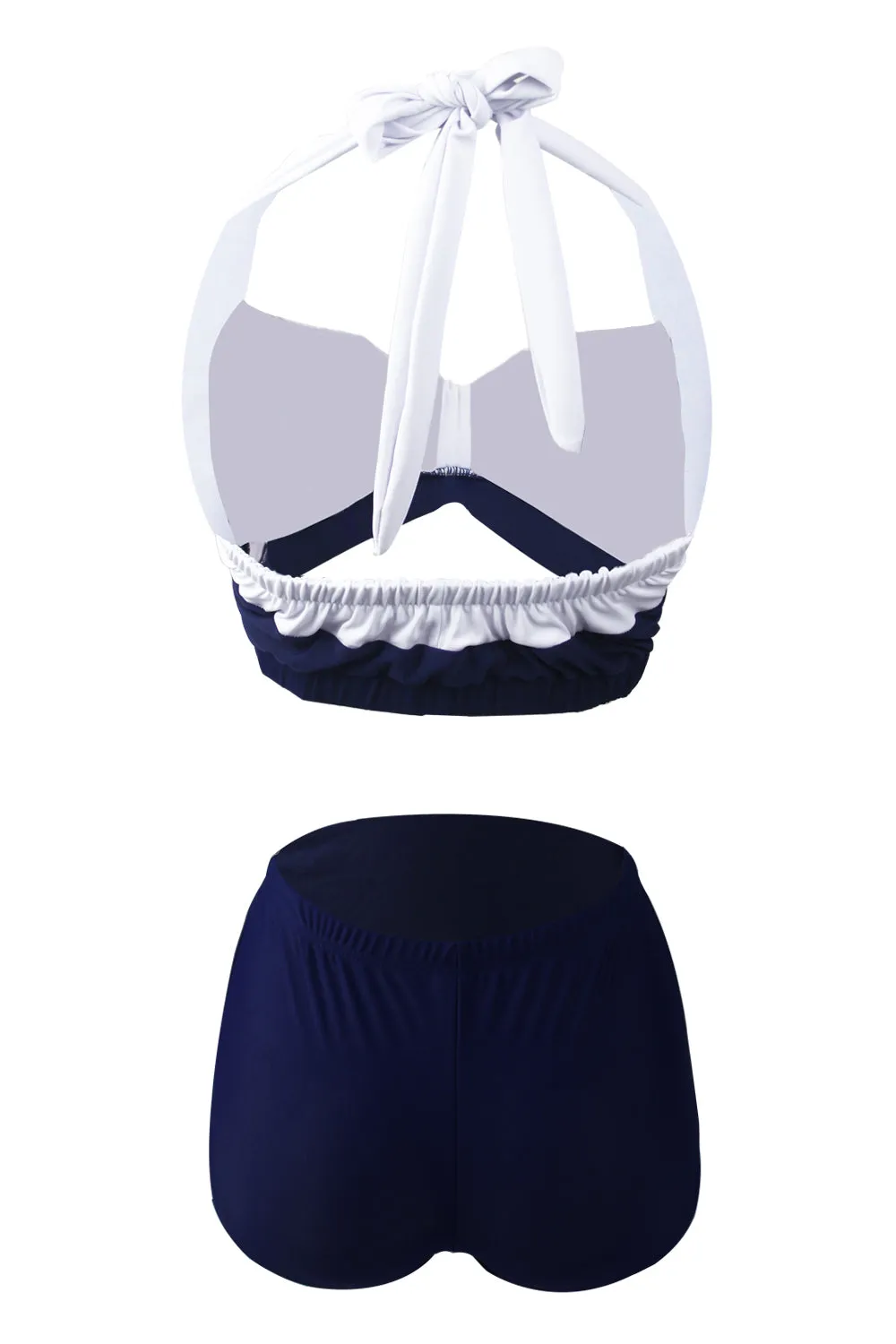 Stripes Two Piece Bikini Swimsuit sold by Zapaka product image thumbnail 2