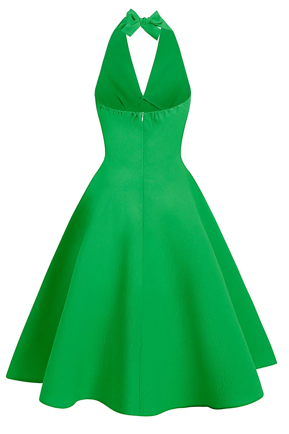 Green Pin Up Vintage 1950s Dress sold by Zapaka product image thumbnail 2